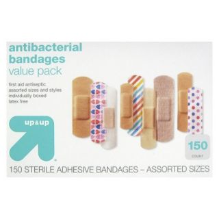 up&up Antibacterial Bandages Value Pack   150 Count