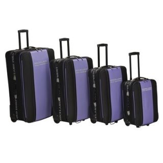 Rockland Polo Equipment 4 pc. Expandable Luggage Set   Purple