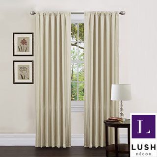Lush Decor Ivory 84 inch Luis Curtain Panels (set Of 2)