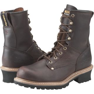 Carolina Logger Boot   8 Inch, Size 13 Wide, Brown, Model 821