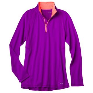 C9 by Champion Womens Supersoft 1/4 Zip Pullover   Purple Reef M
