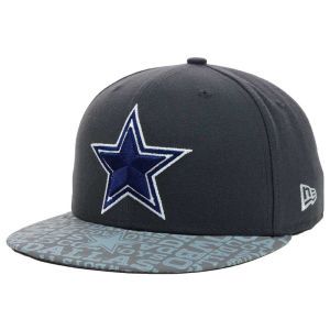 Dallas Cowboys New Era 2014 NFL Draft Graphite 59FIFTY Cap