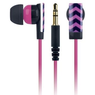 Merkury Innovations Earbuds   Rugby Orchid   Pink/Black (MB EB1RO)