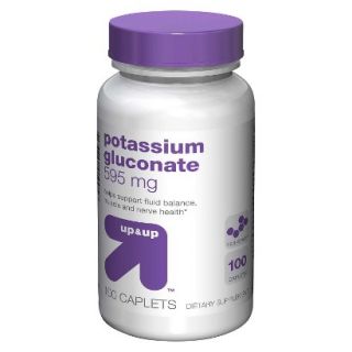 up&up Potassium Gluconate 595mg   100 Count