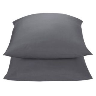 Threshold 325 Thread Count Organic Cotton Pillowcase Set   Gray (Standard)