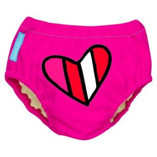 Charlie Banana Swim Diaper & Training Pant Size Small   Pink Heart