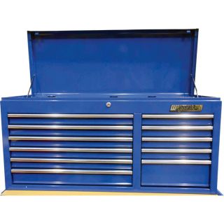 Waterloo 11 Drawer Top Toolbox   40 1/2 Inch W x 16 Inch D x 19 3/4 Inch H,