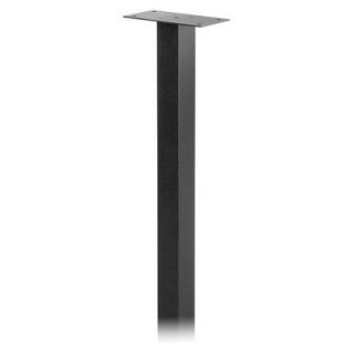 Pedestal In ground Mounted Post   Black