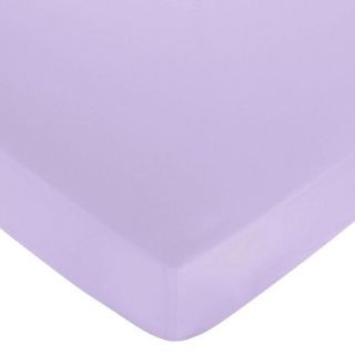 Purple Zebra Fitted Crib Sheet   Purple