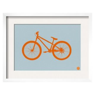 Art   Orange Bicycle Framed Print