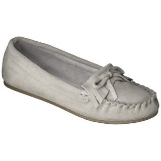 Womens Mossimo Supply Co. Genuine Suede Lark Moccasin   Taupe 6