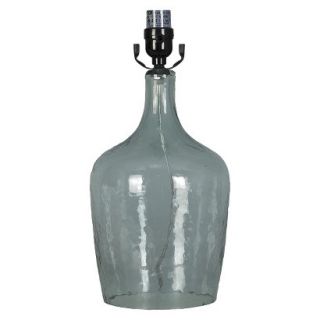 Threshold Artisan Glass Jug Lamp Base Medium   Ancient Aqua (Includes CFL Bulb)