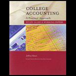 College Accounting Study Guide and Workpapers (Custom)