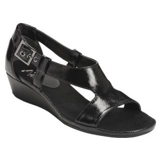 Womens A2 by Aerosoles Crown Chewls Sandal   Black Patent 6M