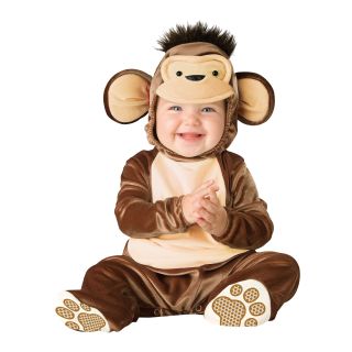 Mischievous Monkey Infant/Toddler Costume, Brown, Boys