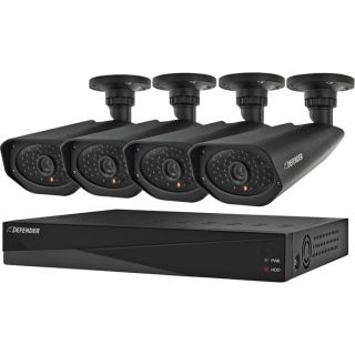 Defender Pro DVR Surveillance System   8 Channel, 2 TB DVR with 4 High 