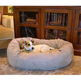 Majestic Pet Bagel Dog Pet Bed   Stone (Large   40)