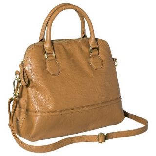 Merona Satchel Handbag with Crossbody Strap   Brown