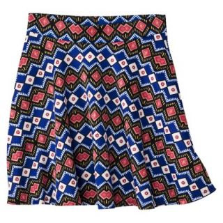 Xhilaration Juniors Pattern Skirt   Coral XL(15 17)