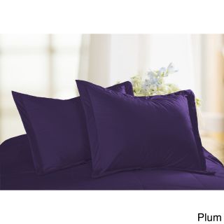 Cottonloft Cottonloft Colors 2 piece Sham Set Purple Size Standard
