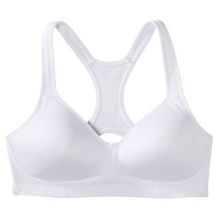 C9 by Champion Womens Medium Support Molded Cup Bra W/Mesh   White L