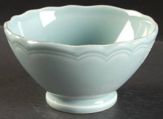 Matceramica Romantica Aqua Soup/Cereal Bowl, Fine China Dinnerware   All Aqua,Em
