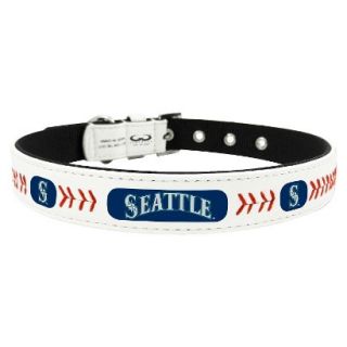 Seattle Mariners Classic Leather Small Baseball Collar