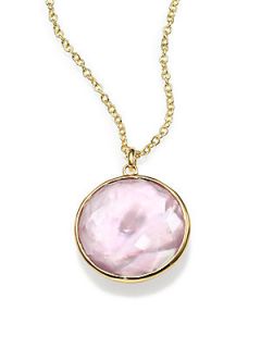 IPPOLITA Rock Candy Amethyst, Mother of Pearl & 18K Yellow Gold Pendant Necklace