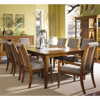 Fairmont Designs Toluca Lake 9 piece Dining Set With Upholstered Chairs Brown Size 9 Piece Sets