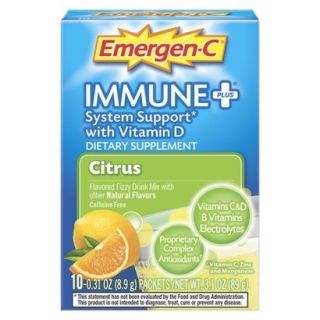 Emergen C Immune System Support with Vitamin D Dietary Supplement Packets   10