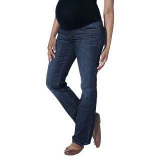 Liz Lange for Target Maternity Over the Belly Bootcut Denim Jeans   Blue Wash 2