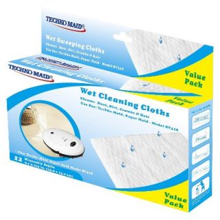 Techko Maid 2pk Wet Disposable Cleaning Cloths 12pc