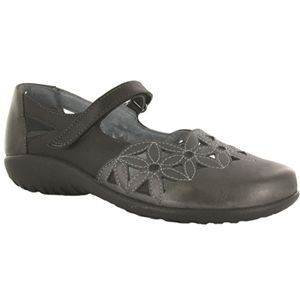 Naot Womens Toatoa Metallic Road Jet Black Shoes, Size 38 M   11092 NJ0