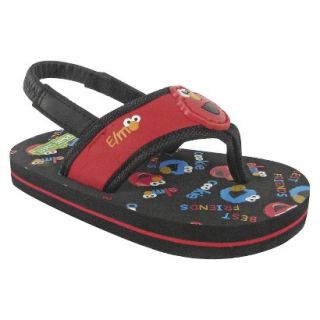 Toddler Boys Elmo Flip Flop Sandals   Red 6