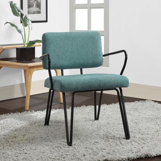 Palm Springs Aqua Upholstery Accent Chair