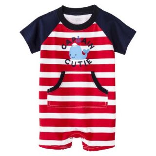 Just One YouMade by Carters Newborn Boys Jumpsuit   Red/White 24 M