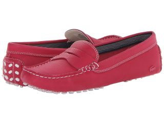 Lacoste Concours 5 Womens Slip on Shoes (Red)