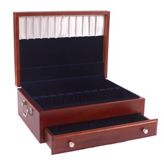 American Chest Solid Wood Bounty 180 Piece Flatware Chest