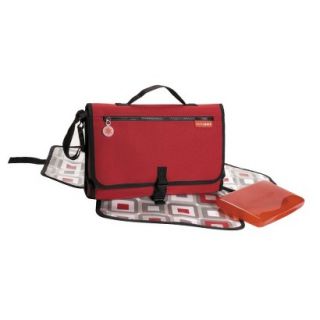 Pronto Baby Changing Station & Diaper Clutch Red by Skip Hop