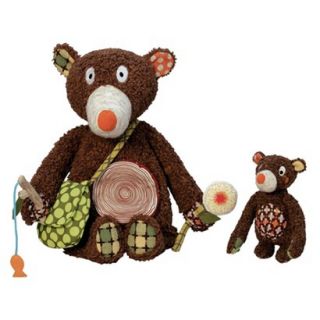 Woodours Daddy and Baby Bear Interactive Playset