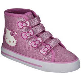 Toddler Girls Hello Kitty High Top Sneaker   Pink 9