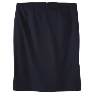 Merona Womens Plus Size Classic Pencil Skirt   Blue 18W