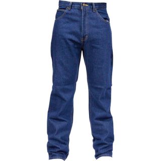 Key Traditional Fit Denim 5 Pocket Jean   38 Inch Waist x 32 Inch Inseam, Model