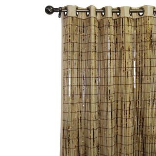 Bamboo Grommet Window Panel   Tan(54x84)