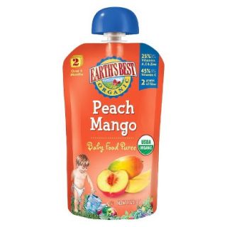 Earths Best Baby Food Pouch   Peach Mango 4oz (12 Pack)