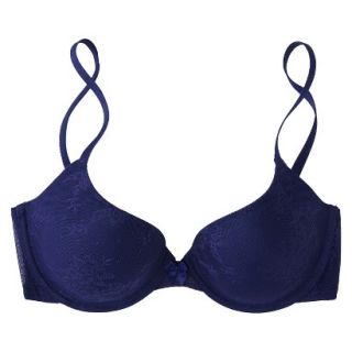 Gilligan & OMalley Womens Favorite Lace Lightly Lined Bra   Oxygen Blue 34B