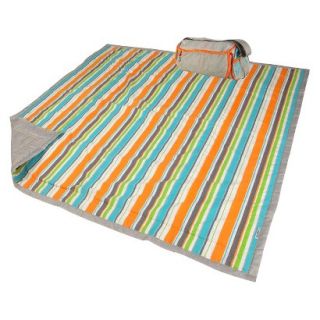 Lulyboo Easy Roll Up Travel Blanket   Summer Stripe