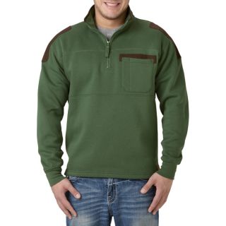 John Deere Zip Fleece Pullover   Green, XL, Model JD37163