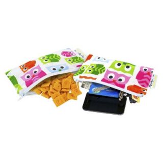 Itzy Ritzy Snack Happens Mini Reusable Snack & Everything Bags   Hoot