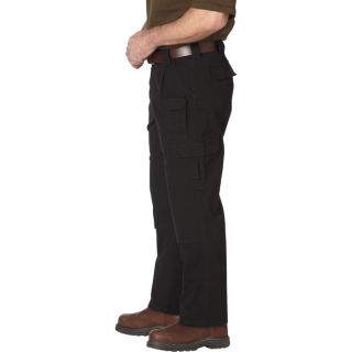 Gravel Gear 7 Pocket Tactical Pant with Teflon   Black, 46 Inch Waist x 32 Inch